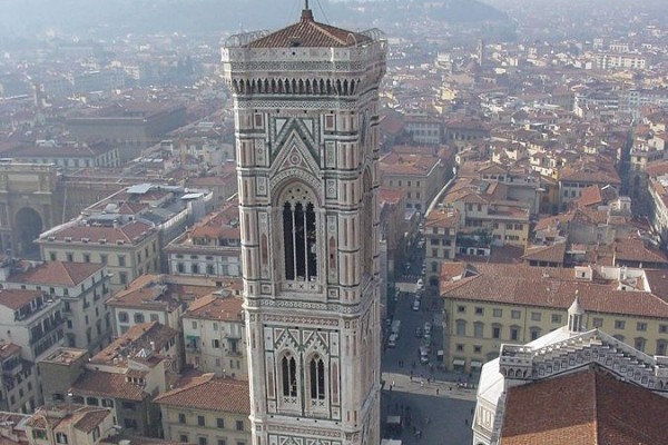 Giottos Glockenturm: Reservierter Eingang