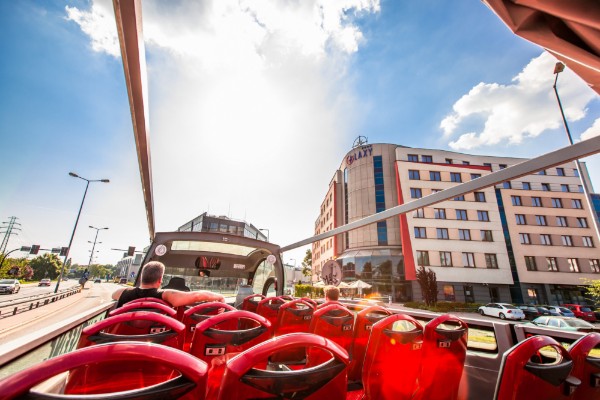 Cracovia: Biglietto per il tour in autobus Hop-on Hop-off