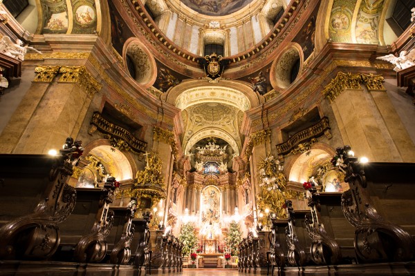 Concert de musique à la Peterskirche par l'Ensemble classique de Vienne