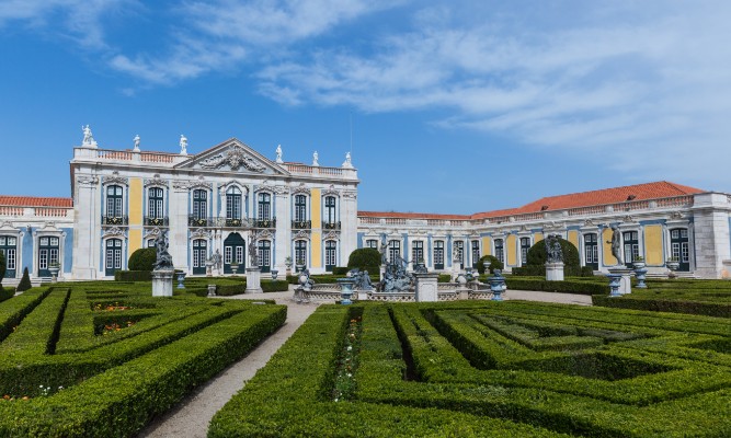 Nationalpalast und Gärten von Queluz: Ohne Anstehen