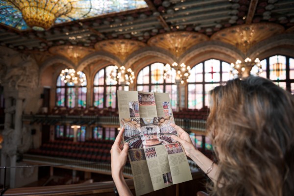Palau de la Música Catalana: Visita autoguiada com folheto