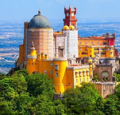 Parque y Palacio de la Pena en Sintra Entrada