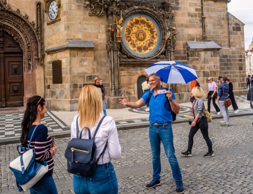 Horloge astronomique de Prague : coupe-file