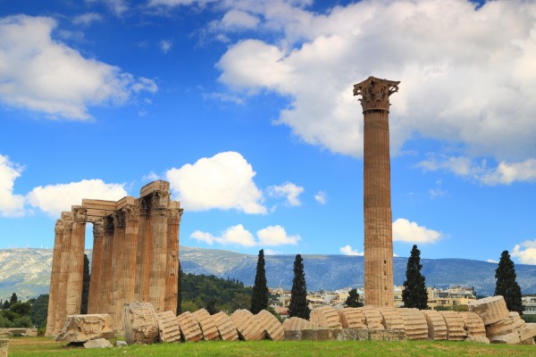 Templo de Zeus Olímpico: sem filas